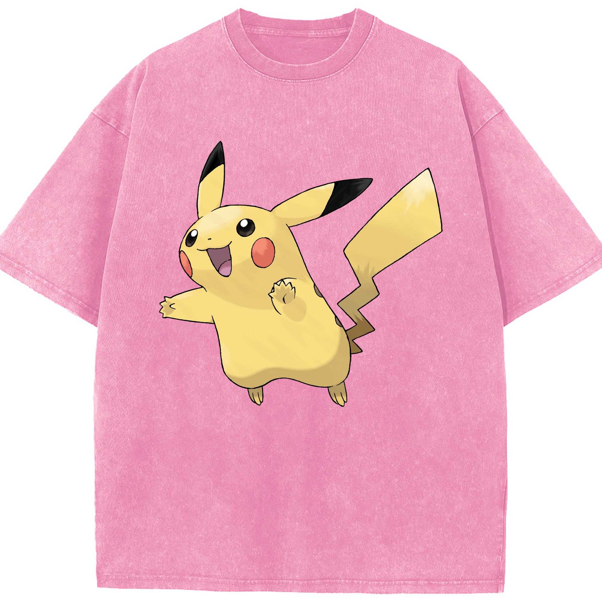 （画像用） ポケットモンスター Pokémon 綿100% ヴィンテージ風 半袖Tシャツ（フロントプリント）
